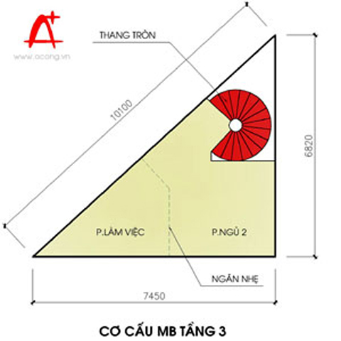 Lưu ý khi thiết kế nhà trên đất hình tam giác | ảnh 1